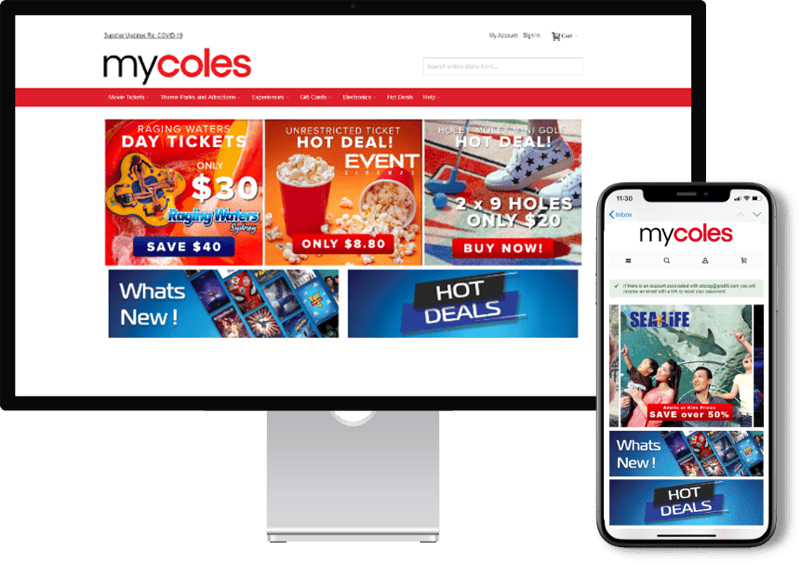 mycoles-website-mockup